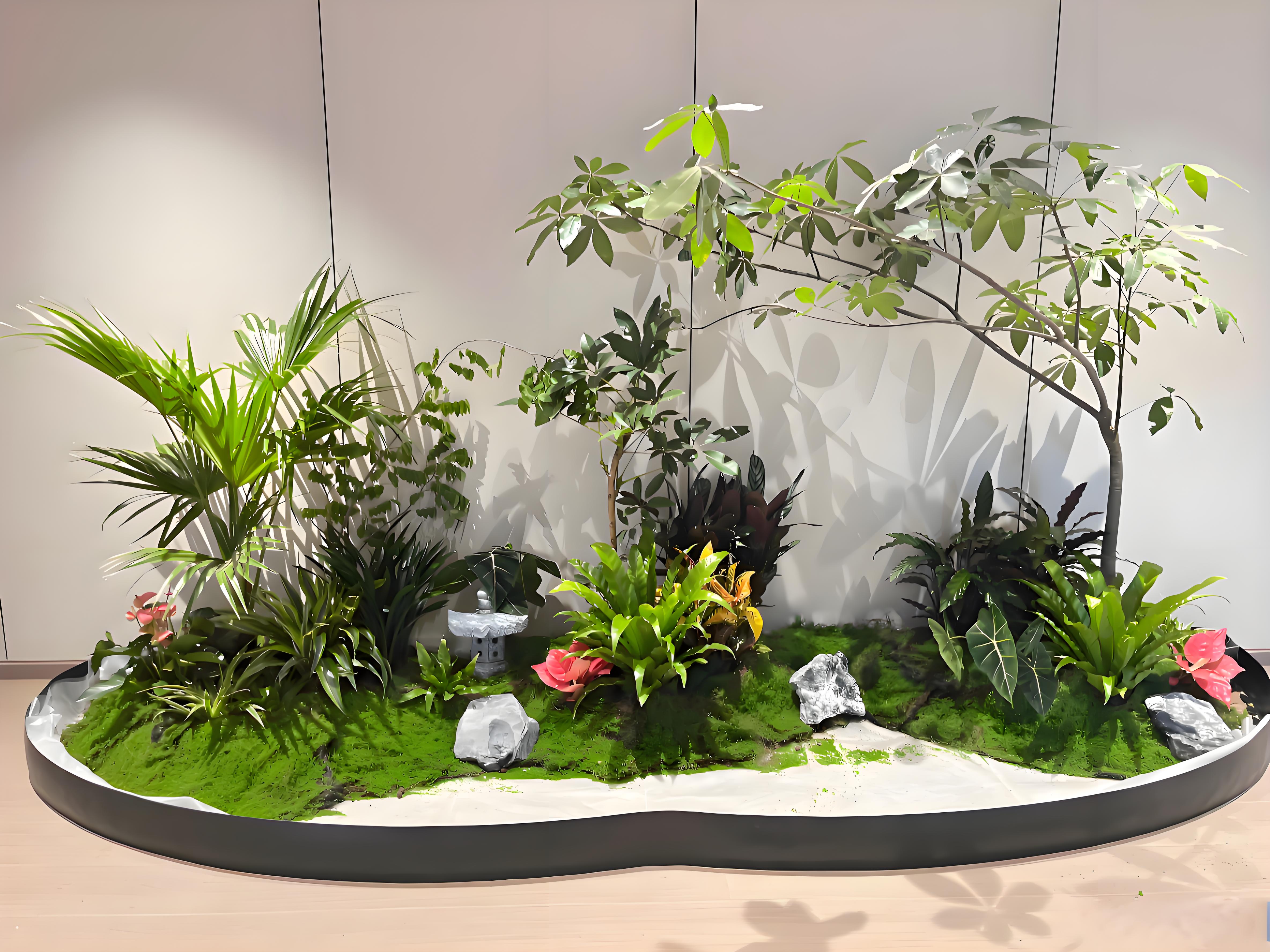 专业花木出租,给宁波鄞州带来盎然生机